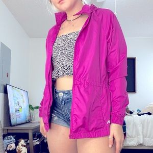 Violet Wind Breaker/ Rain Coat